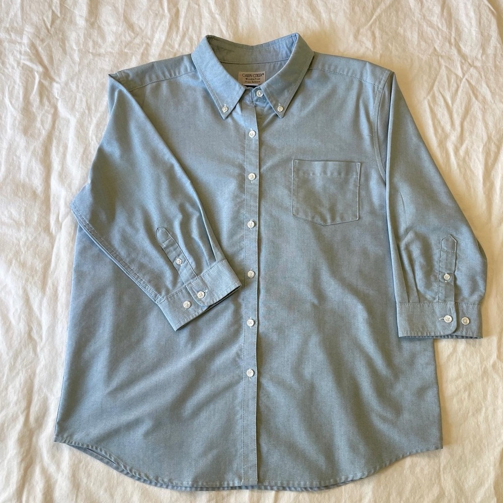 Light Blue Button-Up Shirt